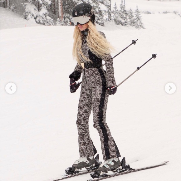 BALMAIN LIMITED EDITION quilted printed snow ski pants 36 NWT - Picture 13 of 15